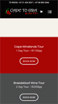 Mobile Screenshot of capetogrape.co.za